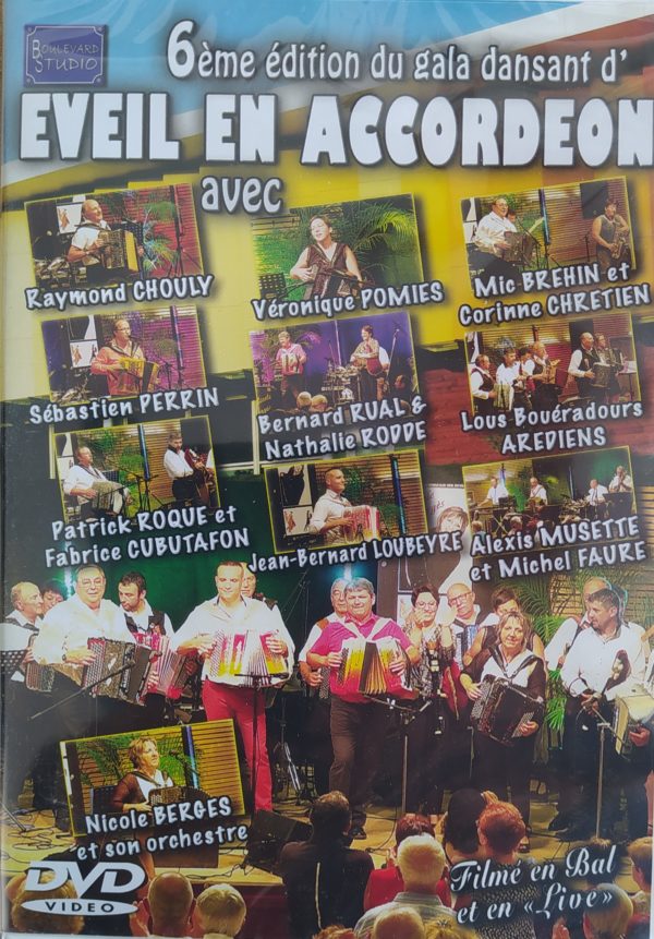 DVD-Plusieurs ARTISTES - EVEIL EN ACCORDEON 6ème Edition